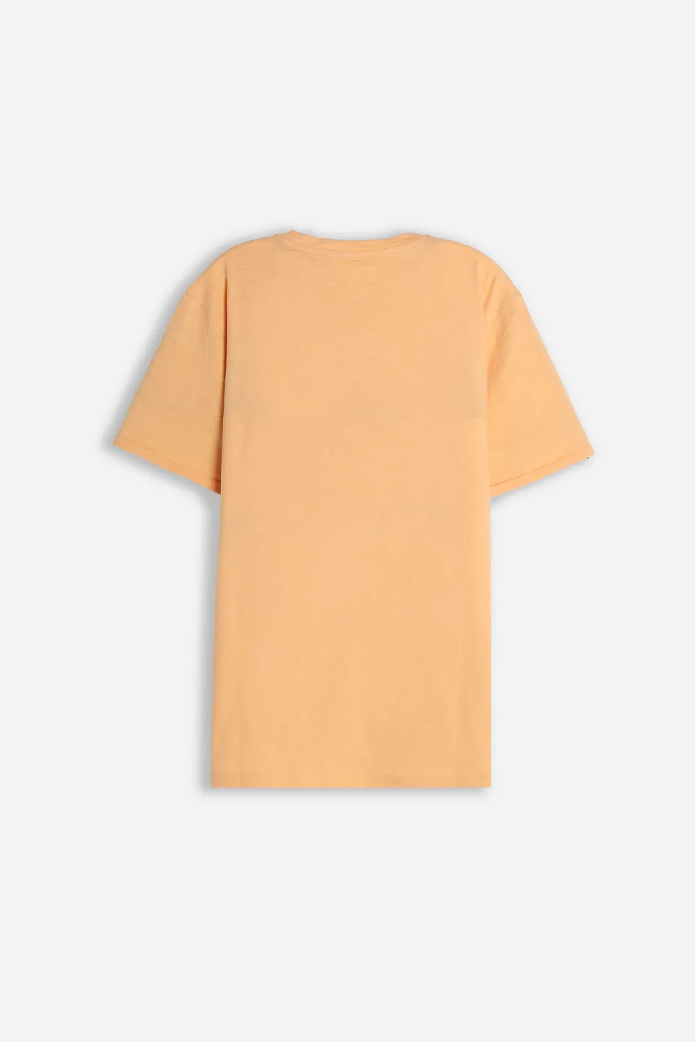 Sonny Bono Slub T-Shirt Albicocca Taschino Cotone