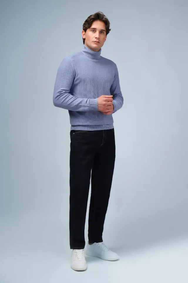 Sonny Bono Slim Cropped jeans bleu uomo