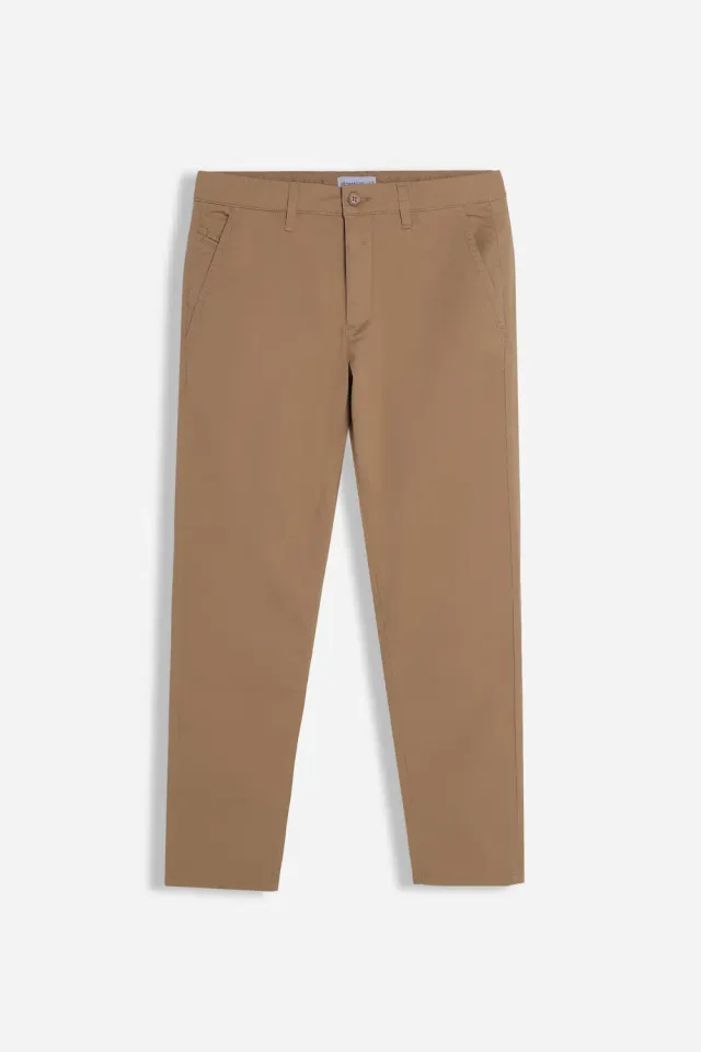 Sonny Bono pantalone chino basic biscotto elasticizzato