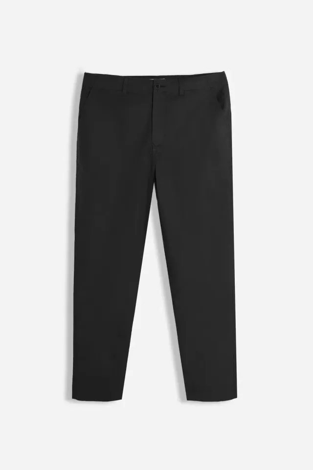 Sonny Bono Chino Basic pantaloni nero cotone