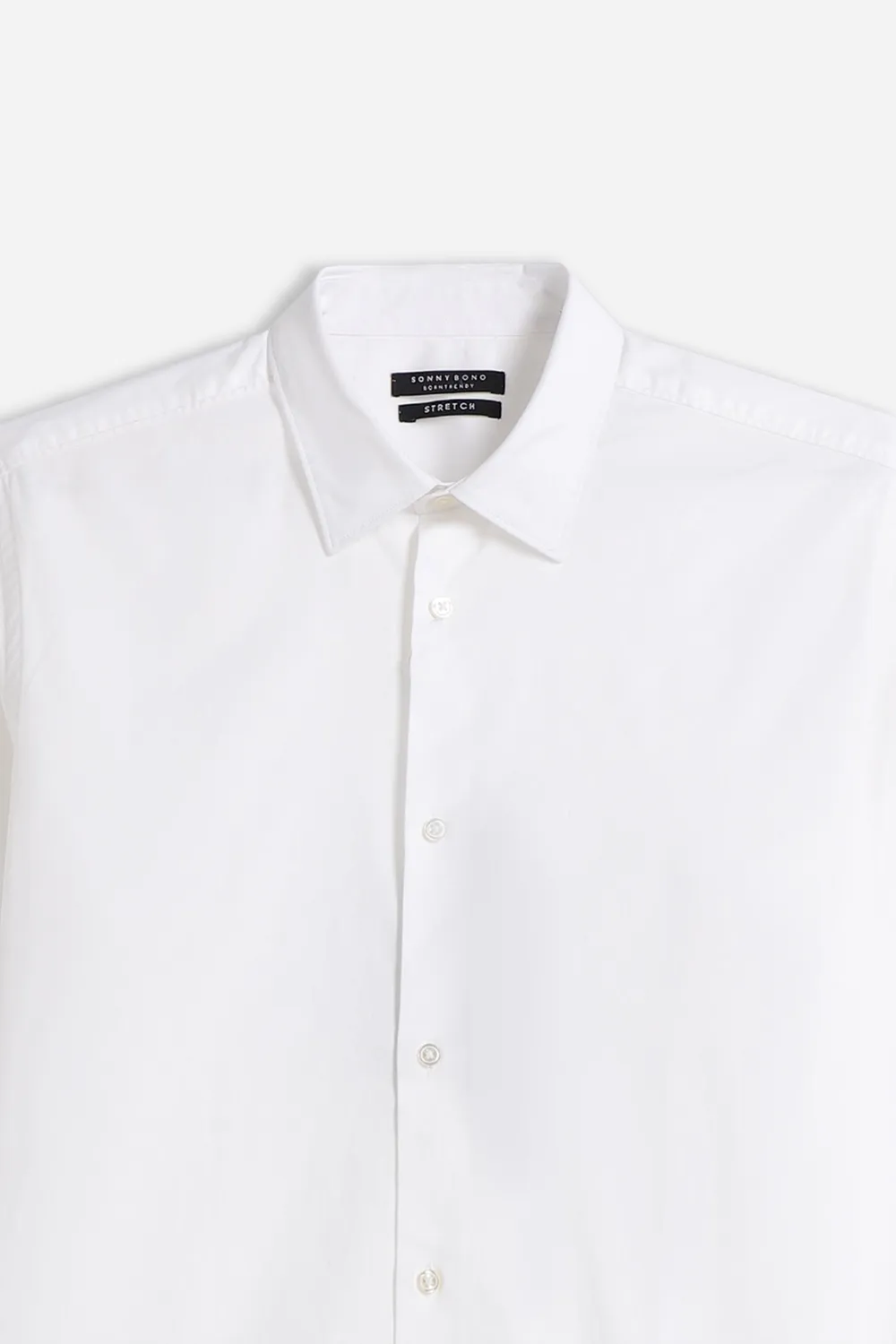 Sonny Bono Basic Camicia Stretch Bianco