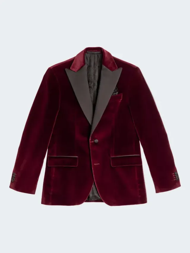 Sand Star Dandy ST blazer velluto rosso