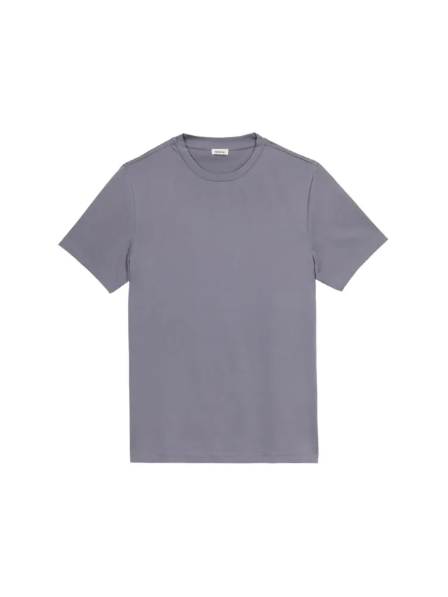 Paoloni T-shirt jersey cotone grigia 100% cotone