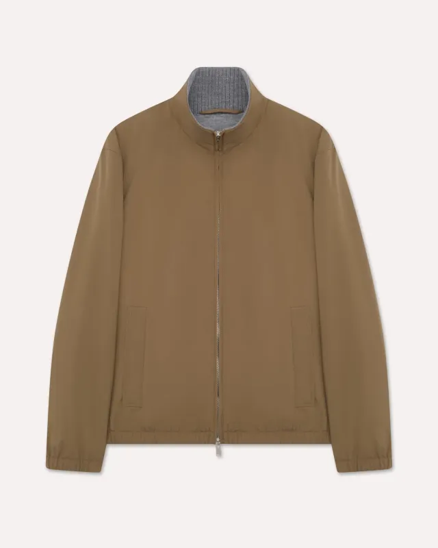 Lardini Giubbino imbottito nylon cammello