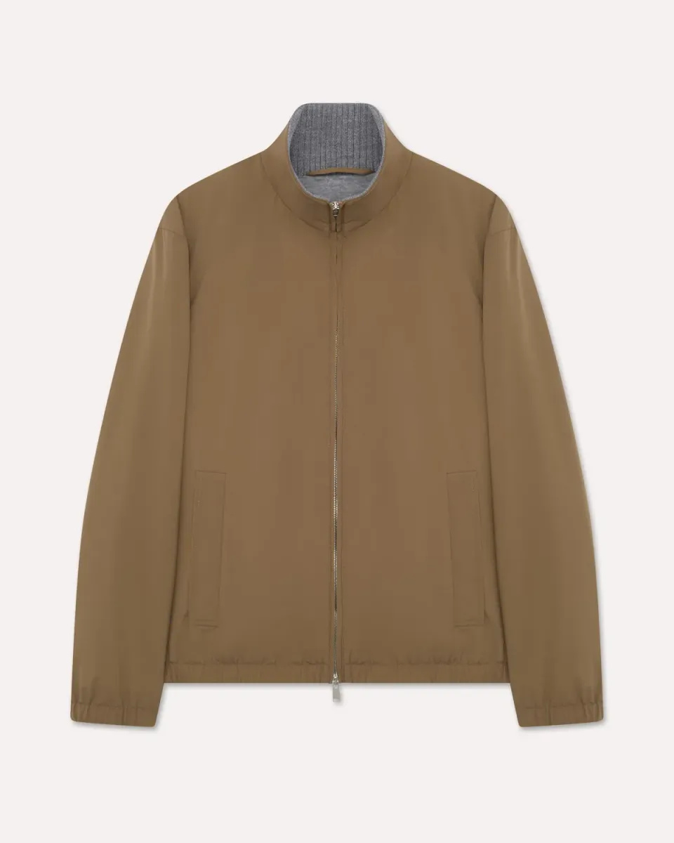 Lardini Giubbino imbottito nylon cammello