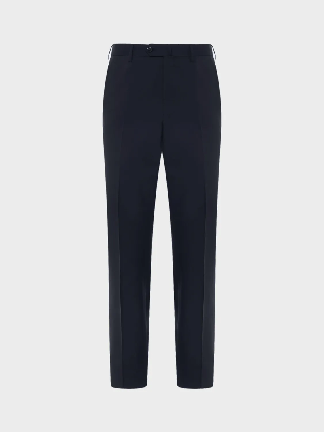 Caruso pantalone nero lana mohair slim