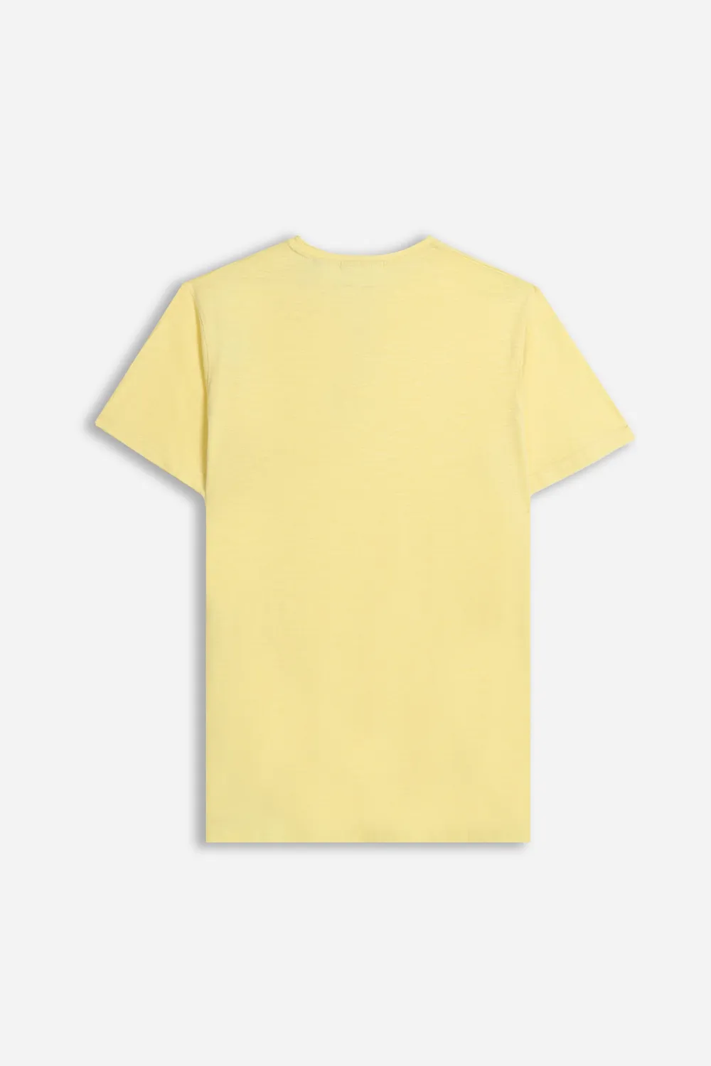 Sonny Bono Slub t-shirt goccia giallo chiaro