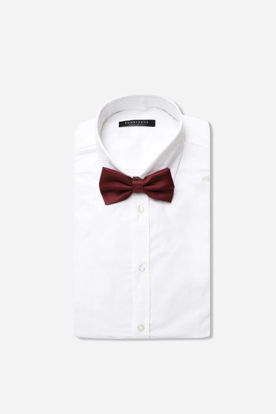 Sonny Bono papillon raso bordeaux