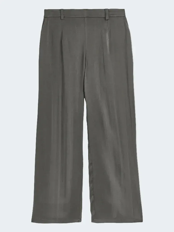 Sand Menswear Matt Aven pantaloni seta grigio grafite