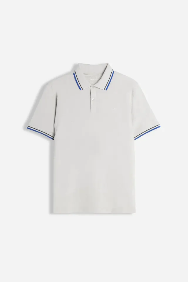 Sonny Bono Basic polo piquet grigio cotone