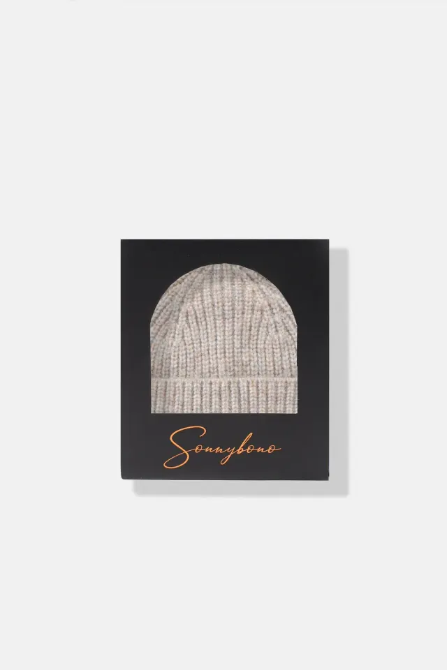 Sonny Bono Cappello in Scatola Beige Classico Uomo