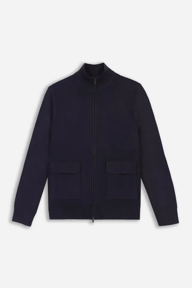 Sonny Bono Maglia Bomber Punto Milano Bleu