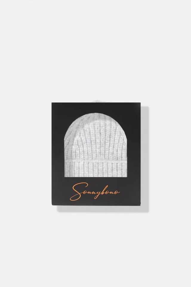 Sonny Bono cappello grigio ghiaccio in scatola