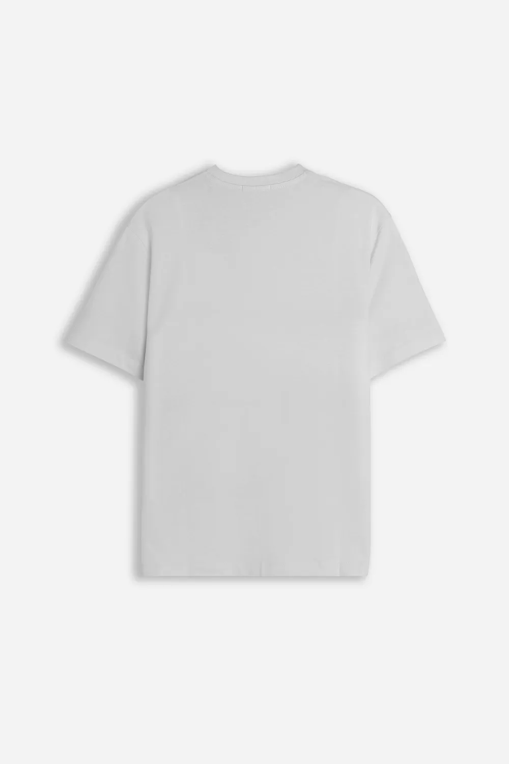 Sonny Bono T-Shirt Girocollo Basic Grigio Ghiaccio