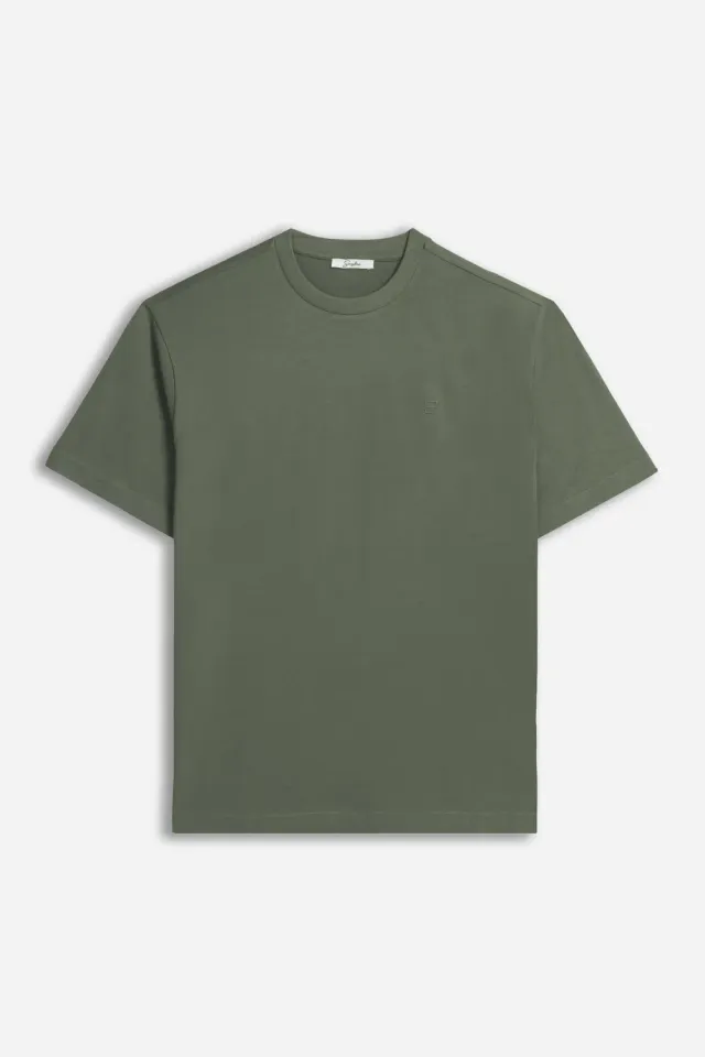 Sonny Bono Logo t-shirt verde militare cotone