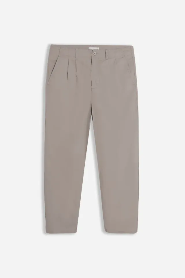 Sonny Bono Doppia Pence Chino Pantalone Beige