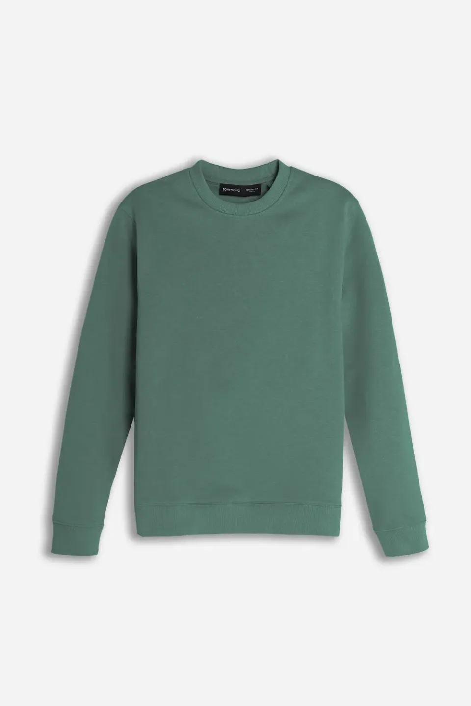 Sonny Bono Basic FS 03305FE Felpa Verde Bosco Cotone