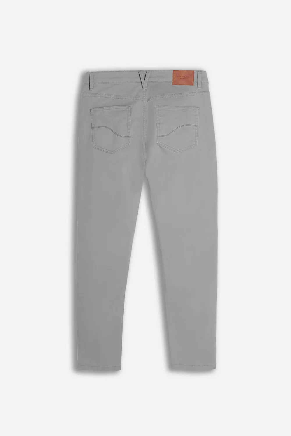 Sonny Bono Pantalone 5 Tasche Basic Gabardina Grigio Medio