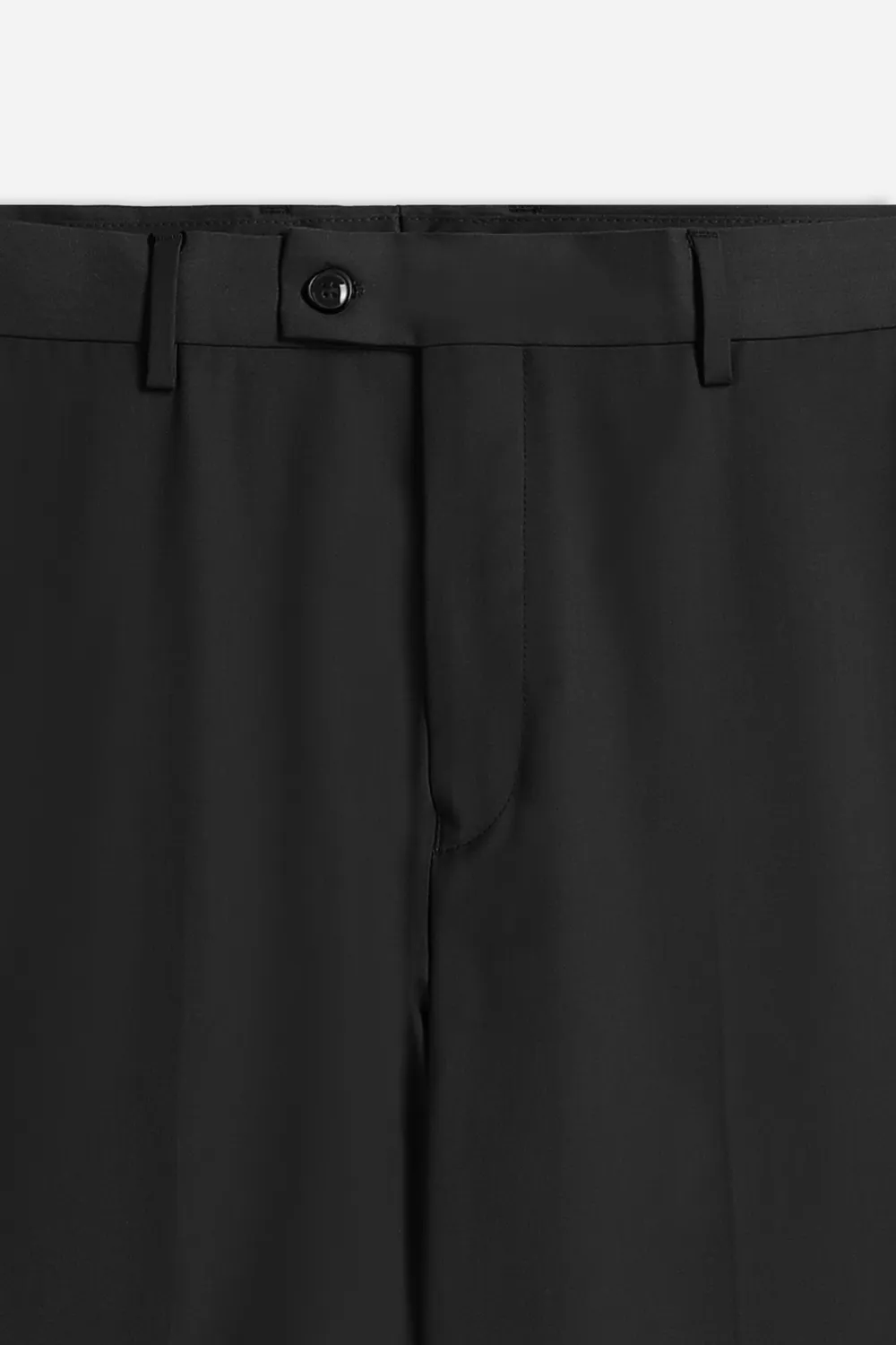 Sonny Bono Pantaloni Classici Senza Risvolto Nero pantaloni elasticizzati