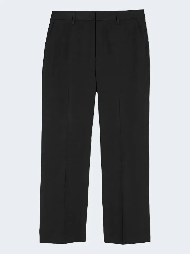 Sand Menswear Lova Straight pantaloni neri stretch