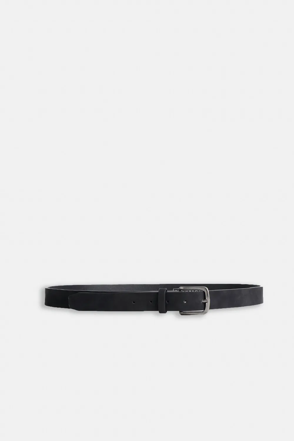 Sonny Bono cintura basic effetto pelle nero fibbia classica