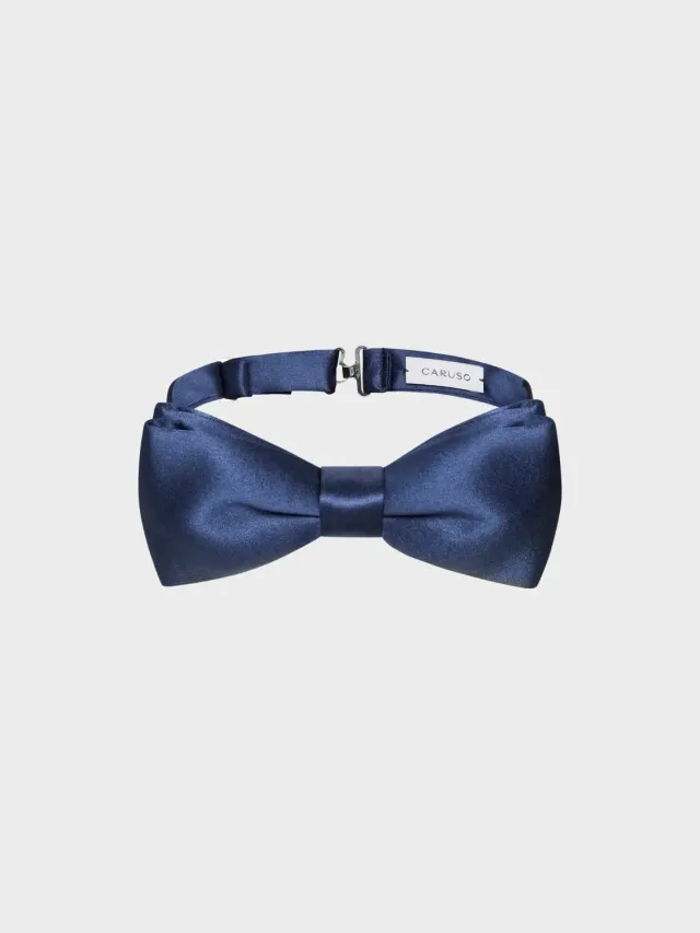 Caruso Manon Papillon Seta Blu Annodato Taglia U
