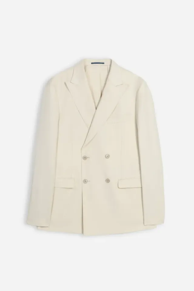 Sonny Bono Giacca Doppio Petto beige chiaro