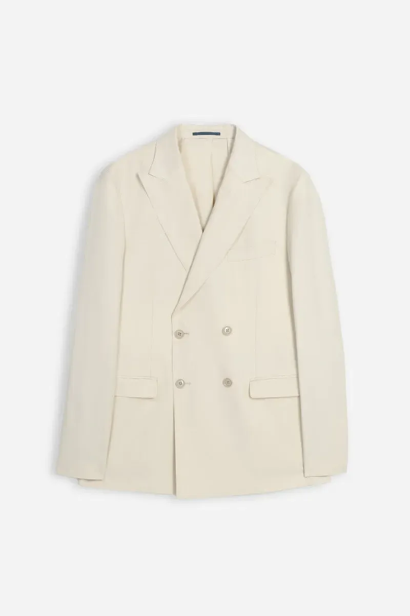 Sonny Bono Giacca Doppio Petto beige chiaro
