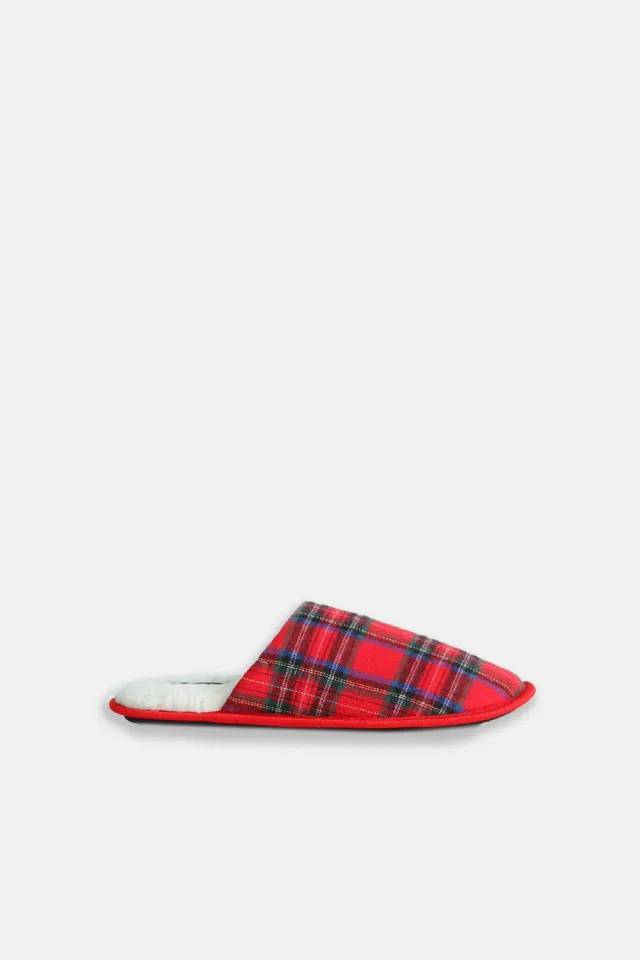Sonny Bono Pantofole Donna Rosse Calde Invernali