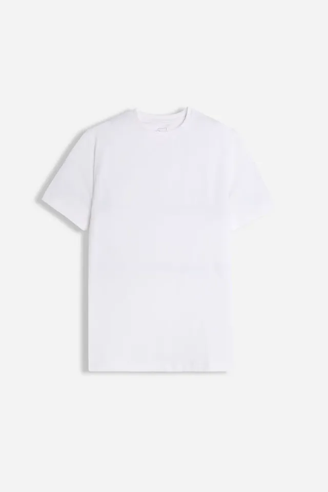 Sonny Bono T-Shirt Girocollo Basic Stretch Bianco