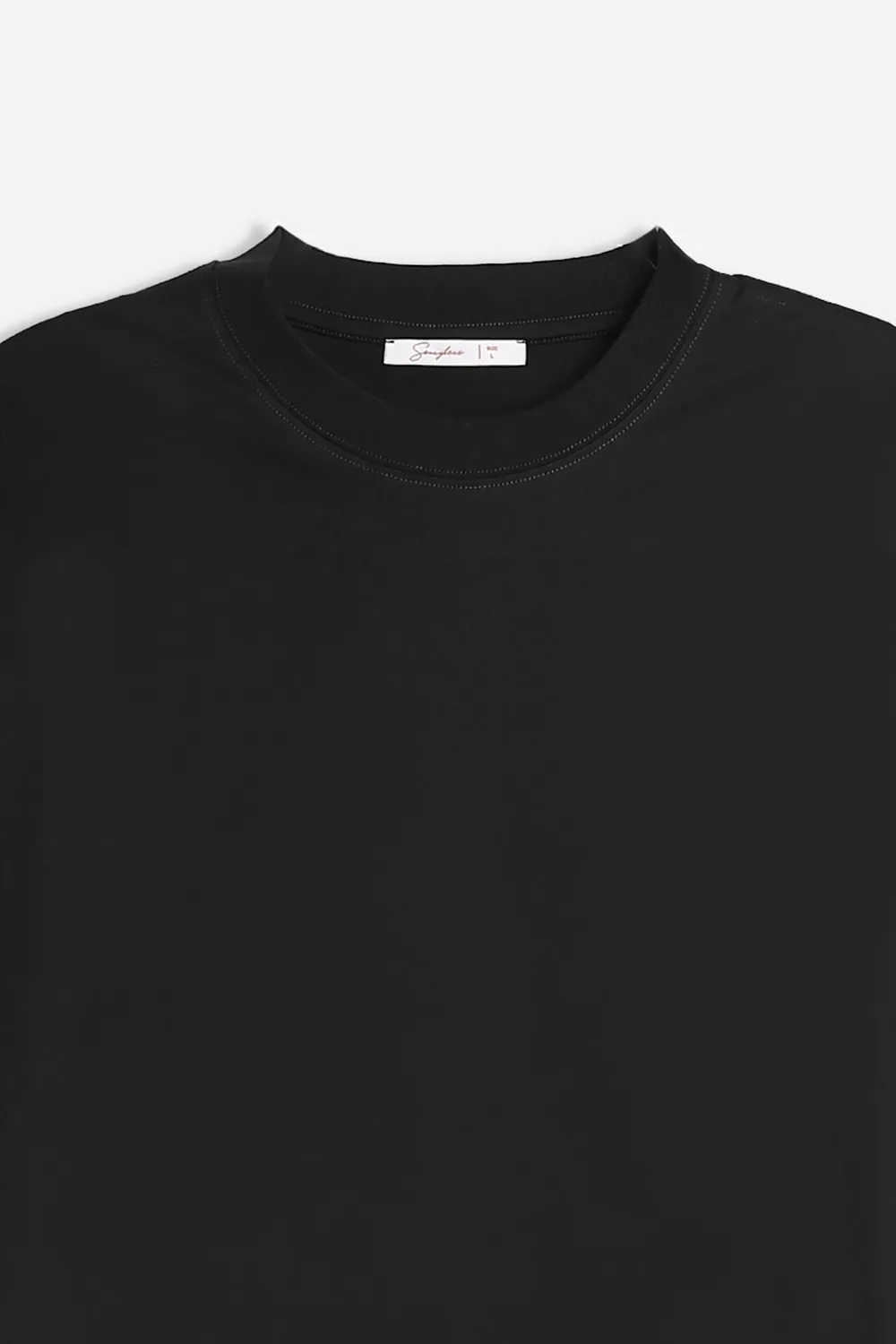 Sonny Bono t-shirt girocollo cotone mercerizzato nero