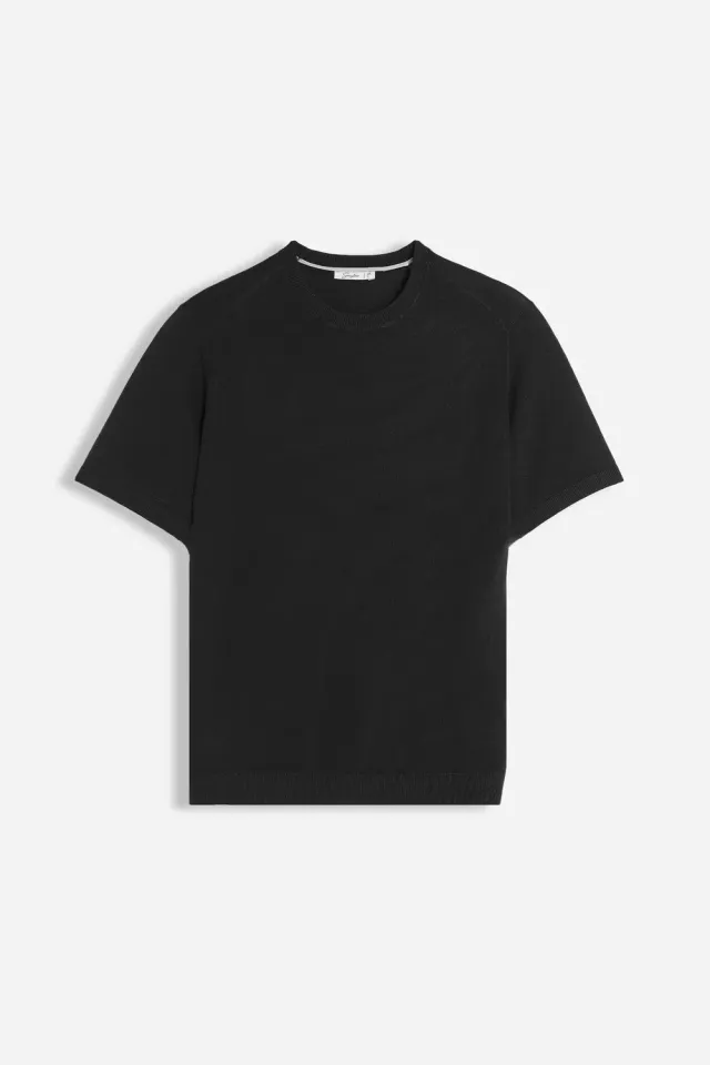 Sonny Bono Girocollo Maglina T-Shirt Nero Morbida