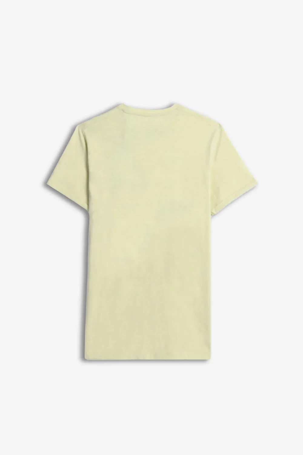 Sonny Bono Slub t-shirt taschino giallo chiaro cotone