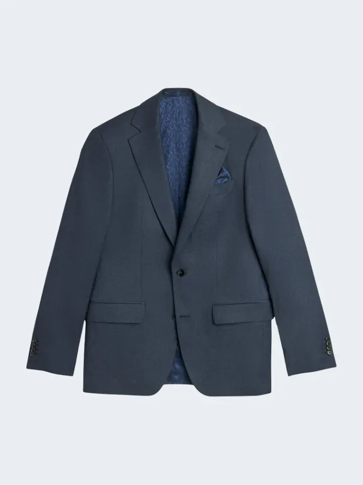 Sand Menswear Star Napoli blazer flanella blu stretch