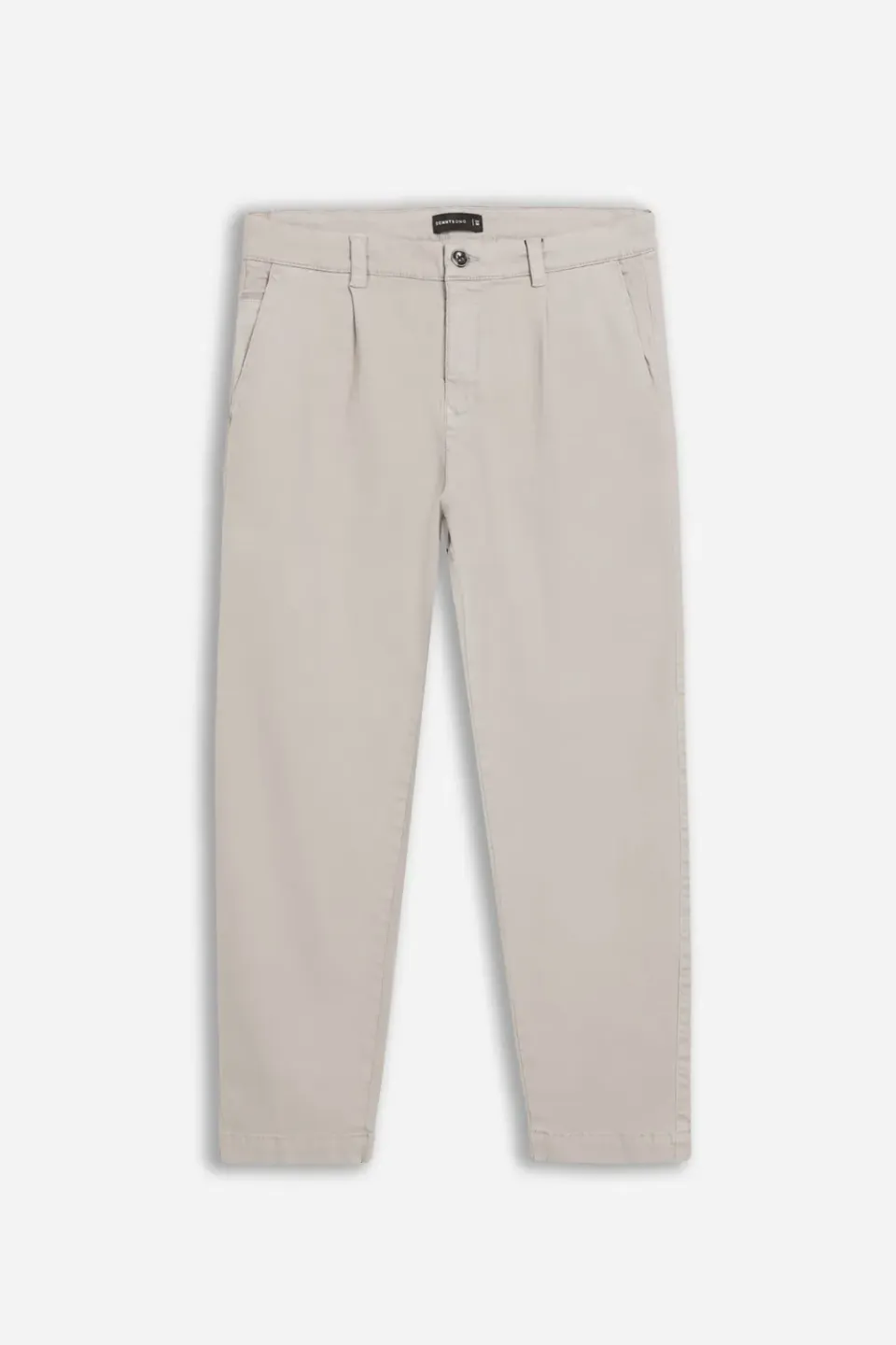Sonny Bono Chino con Pences Pantalone Grigio Chiaro