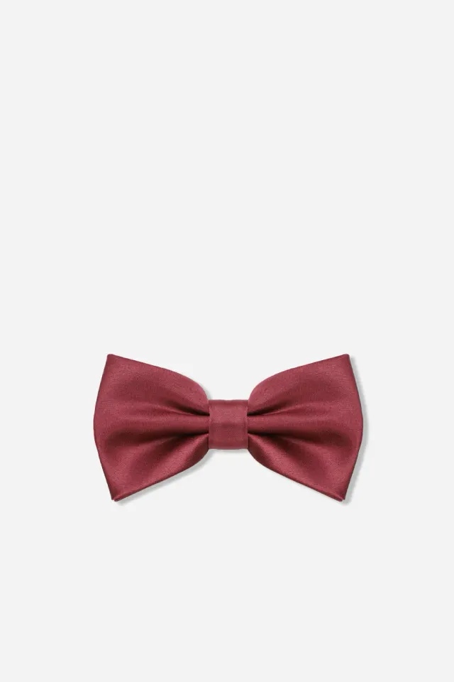 Sonny Bono papillon raso bordeaux