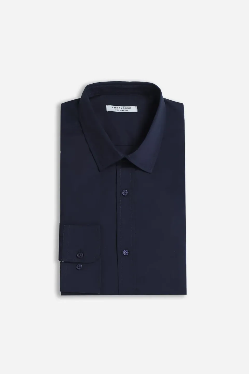 Sonny Bono VG 02806CM 325 camicia bleu collo italiano