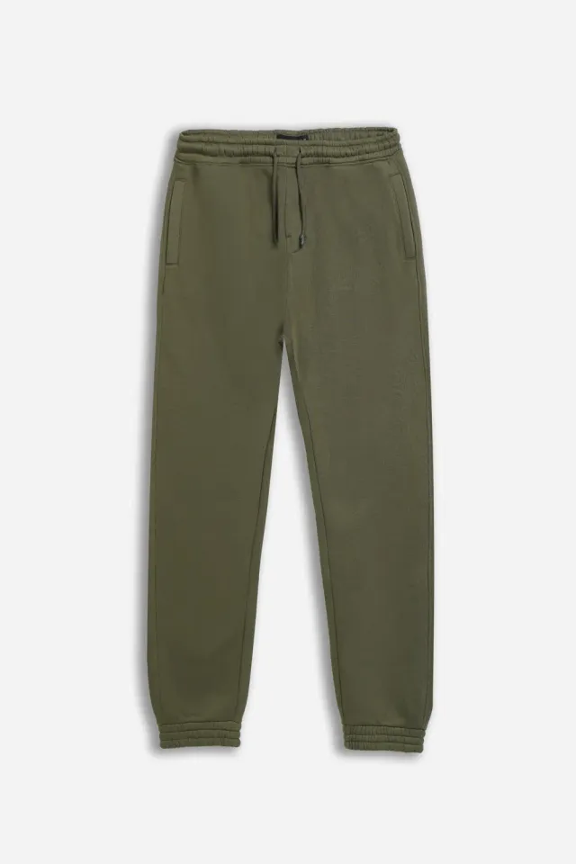 Sonny Bono Jogger pantalone tuta felpa verde militare