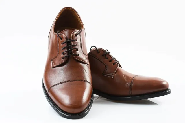 Alain Delon Derby Marroni Pelle Goodyear