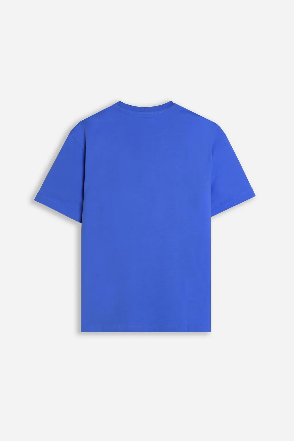 Sonny Bono Basic t-shirt royal con dettaglio lato