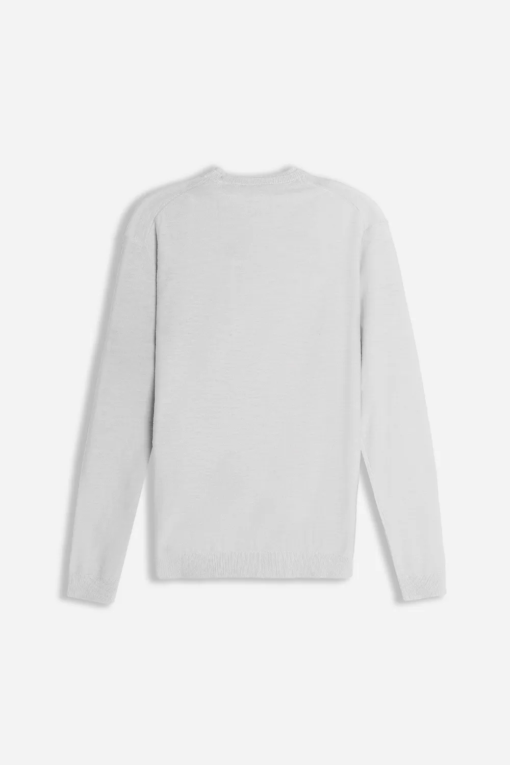 Sonny Bono Slub Maglia Girocollo Grigio Ghiaccio