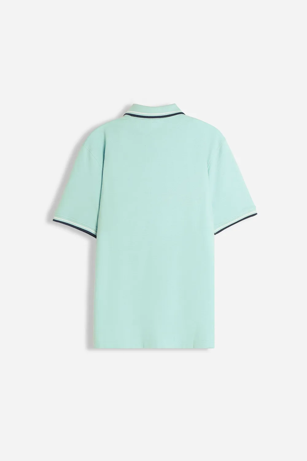 Sonny Bono Basic Polo Verde Acqua Piquet Sportiva