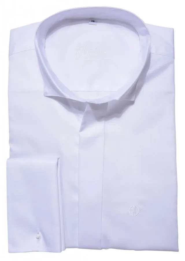 Alain Delon camicia smoking slim fit da cerimonia