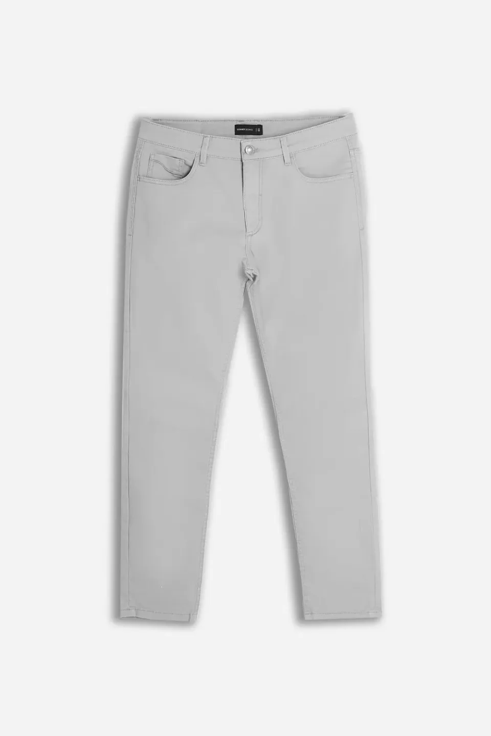 Sonny Bono Basic 07408P5 pantalone 5 tasche grigio perla