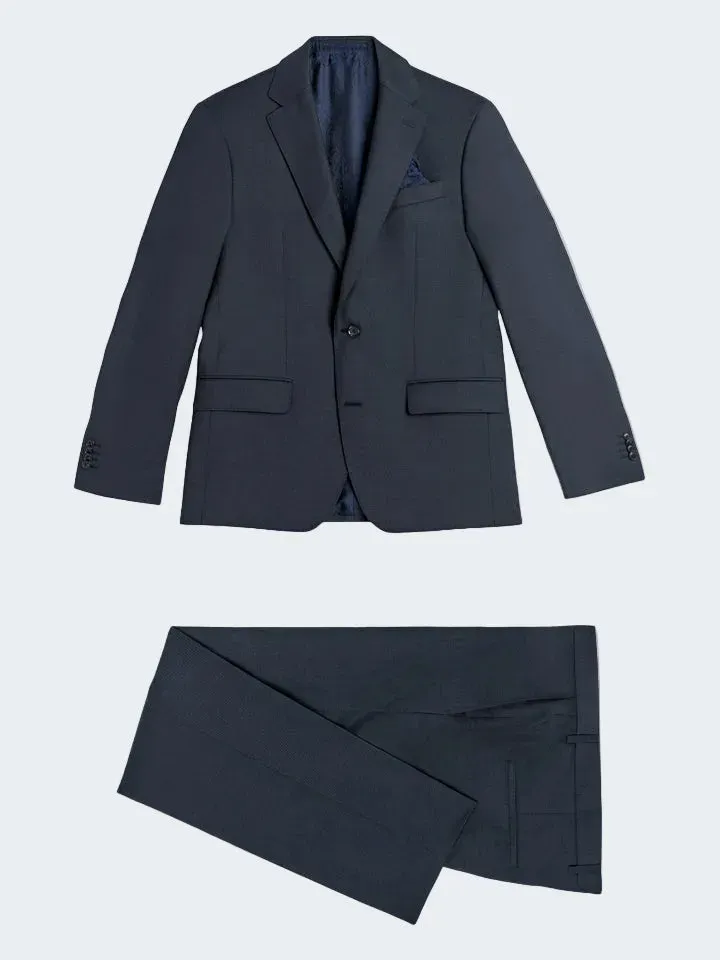 Sand Menswear Craig abito lana bicolore blu royal 2 pezzi