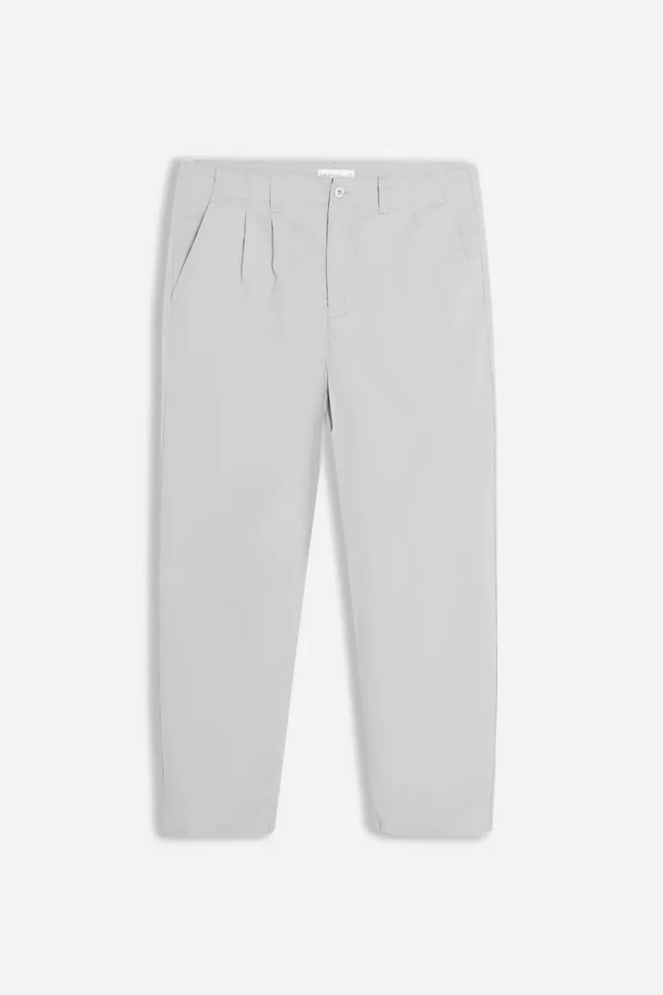 Sonny Bono pantalone chino doppia pence grigio ghiaccio