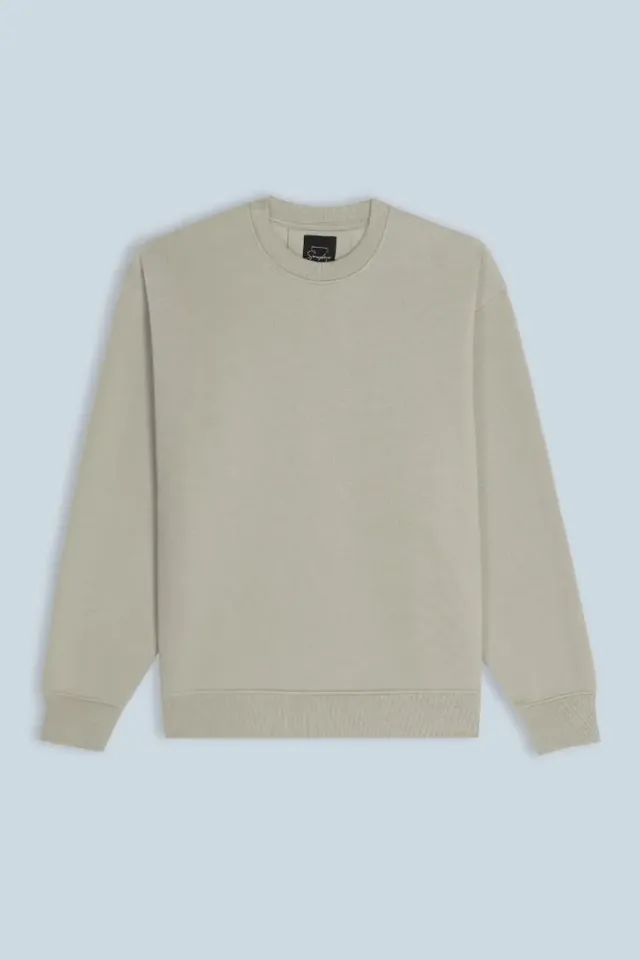 Sonny Bono Comfort Fit Felpa Beige girocollo