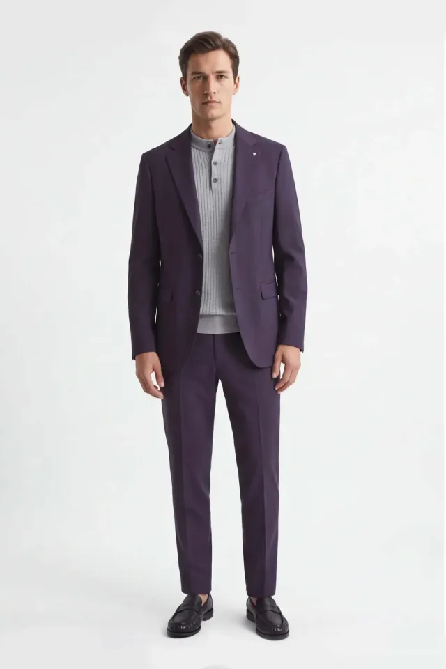 Sonny Bono T7 07706PA Pantalone da Abito Vinaccia