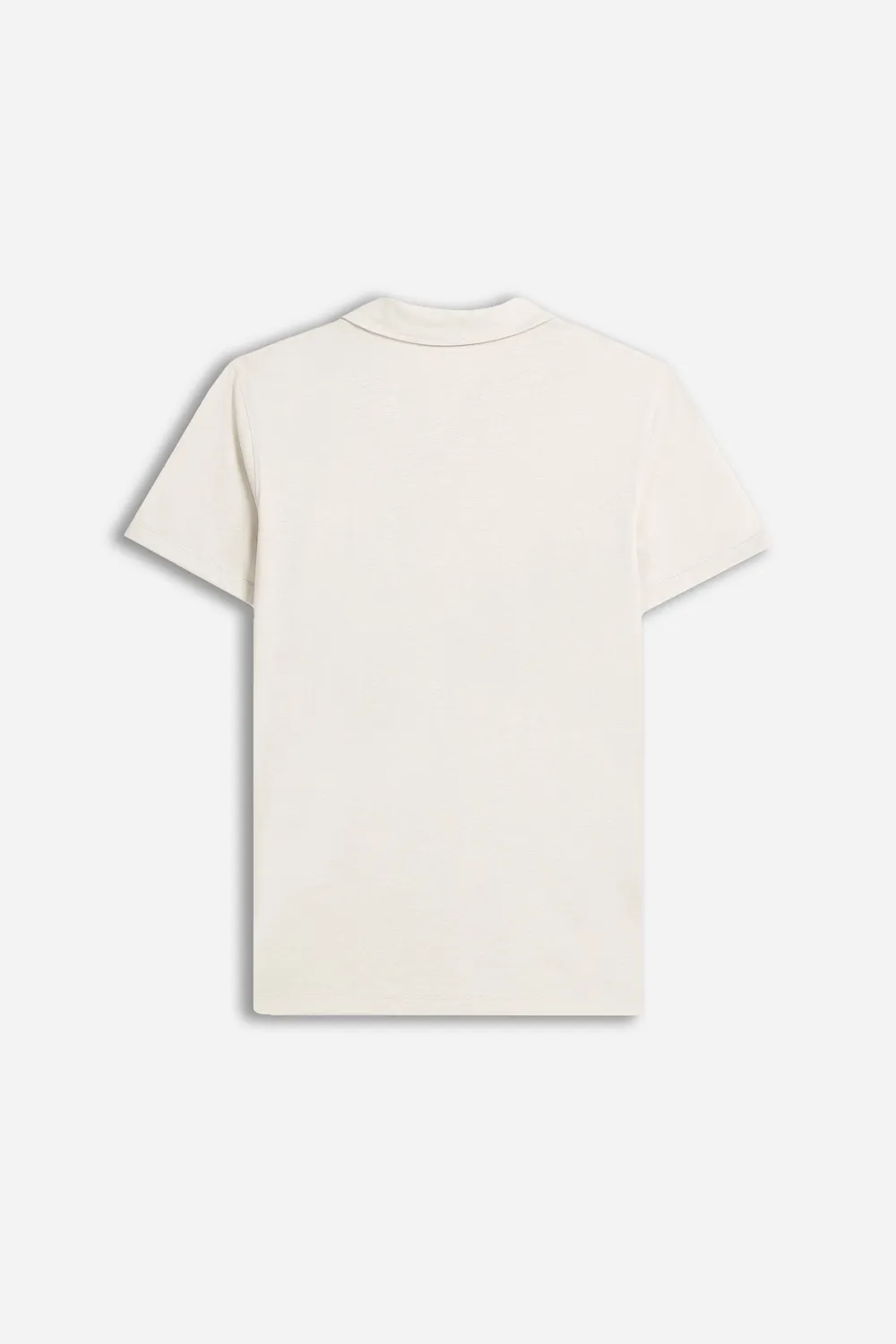 Sonny Bono Derby polo gesso slub in cotone collo derby