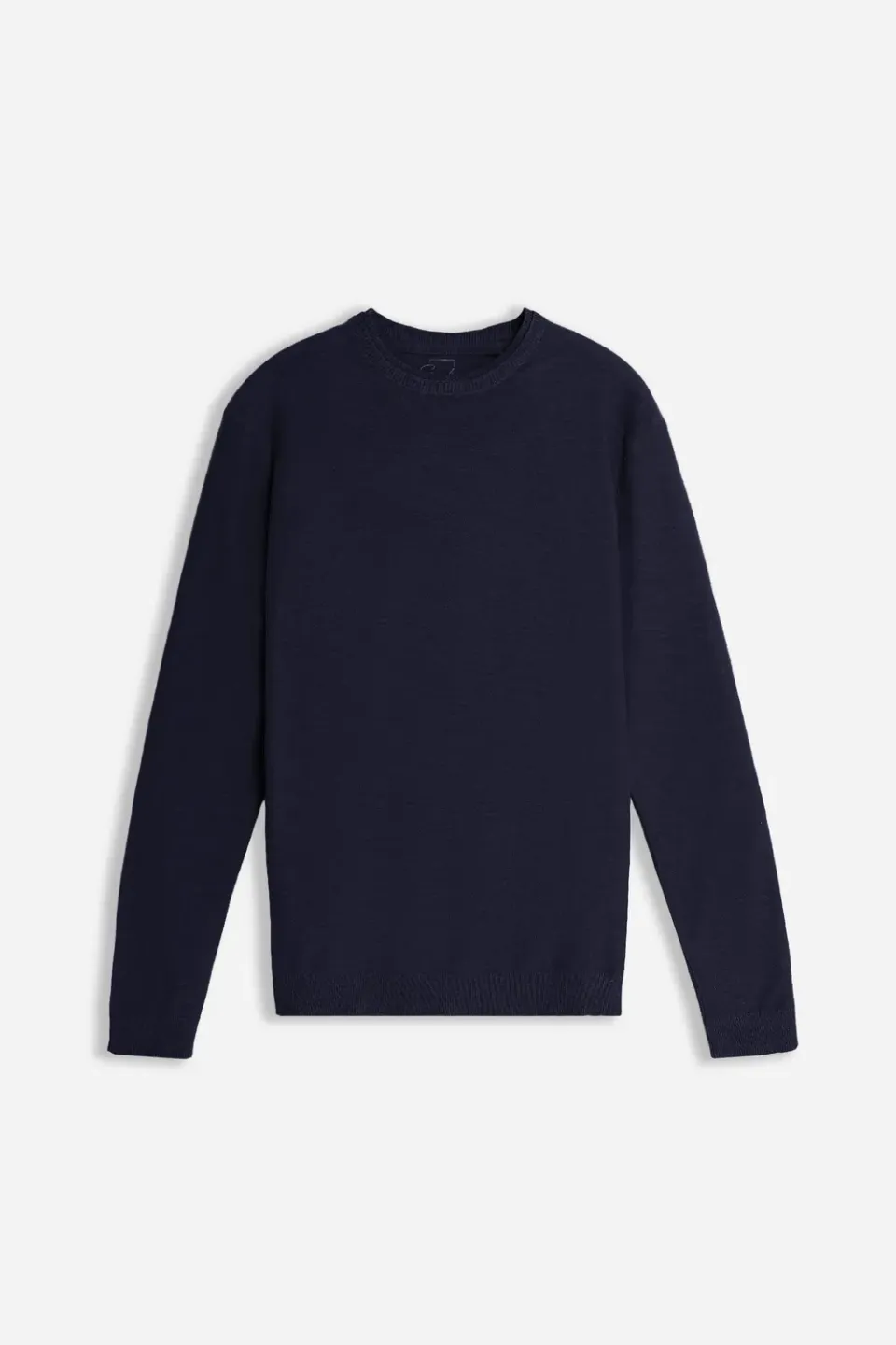 Sonny Bono slub maglia girocollo bleu